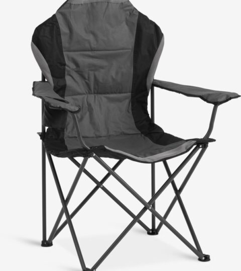 Chaise De Camping HOLMDALEN Gris