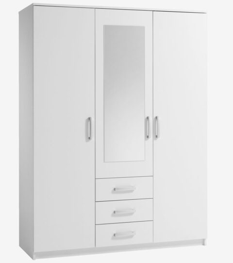 Armoire VELLERUP 151×200 Combi Blanc