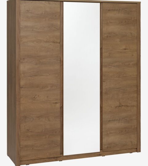 Armoire VEDDE 167×197 A/miroir Chêne